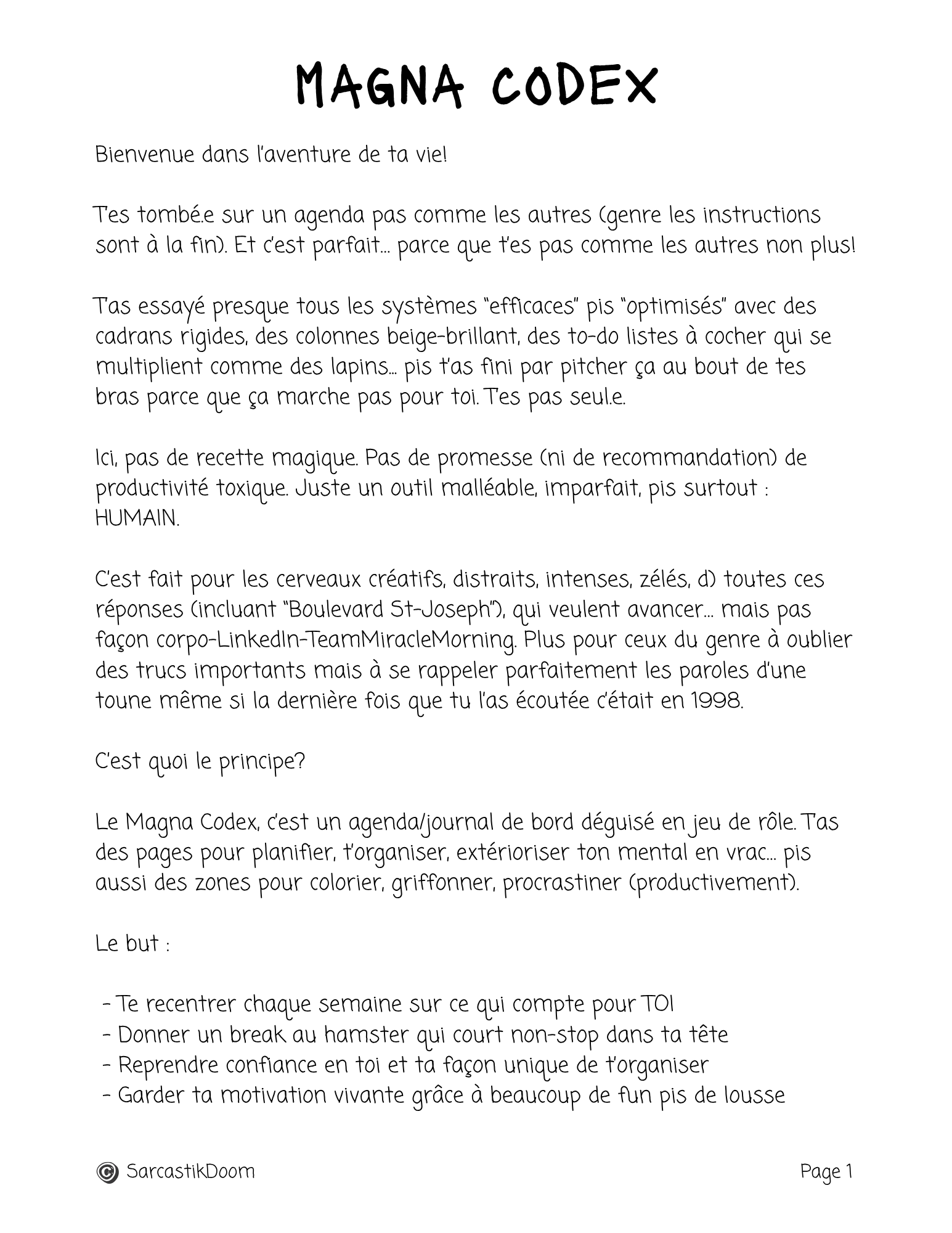 Magna Codex - Enquêtes - Niveau Adulescent